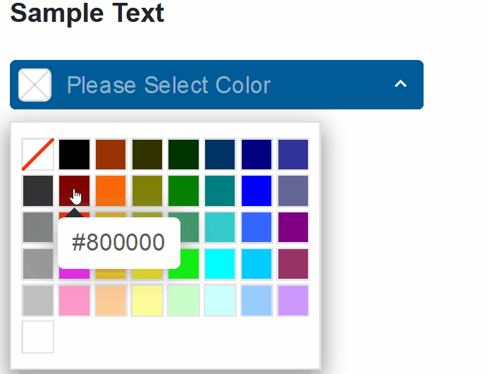 colorpicker html