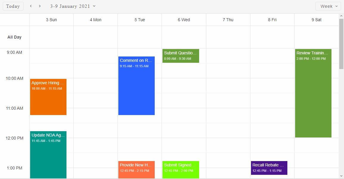 Time Zone Scheduler Peacepoliz